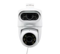 Caméra d'extérieur motorisée IP 2K à double objectif HomeCam Dual PTZ - Avidsen - 127156