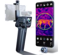Caméra d'imagerie thermique pour chasse X3 monoculaire à imagerie thermique Android 384 x 288 Appareil de vision nocturne 1500 m Détection 60 Hz Grossissement 15x Thermomètre pour observation des