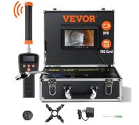 Caméra d'Inspection Canalisation - VEVOR - avec Localisateur 512 Hz - Écran 7'' Câble 30m