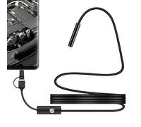Caméra d'inspection d'endoscope - Caméra d'endoscope avec lumière | Caméras de tuyaux étanches IP67 | Outil d'endoscopie industriel portable avec câble de 11,4 pieds | Outils de test