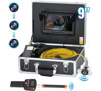 Caméra d'inspection des canalisations Caméra d'inspection des canalisations 30m endoscope avec localisateur 512Hz - solution de caméra professionnelle pour l'inspection des canalisations