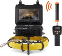 Caméra d'inspection des canalisations d'égout avec sonde 512 Hz, écran 720p de 9 pouces, 165 pieds
