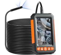 Caméra d'inspection endoscopique 1080P - Caméra tube 15m avec écran 4,3" - Caméra HD pour utilisation à domicile et inspections professionnelles