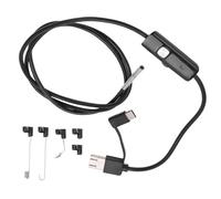 Caméra d'inspection endoscopique HD 3,9 mm Objectif IP67 Endoscope avec 6 lumières LED réglables pour l'entretien des équipements industriels automobiles Matériau ABS Alimenté par USB (cordon souple 1