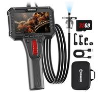 Caméra d'inspection endoscopique - KBA02 Endoscope bidirectionnel - Sonde de 6,5 mm - Articulation à 210° - Écran IPS de 10,9 cm - Étanche IP67