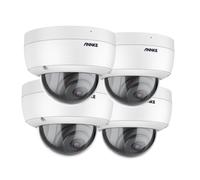 Caméra dôme de sécurité, résolution 5MP Ultra HD, design étanche, kit de caméras 4PCS
