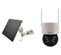 Caméra dôme solaire d'extérieur Bravo Guardian Pro Lux 4G 3 MP 2K, vision nocturne en couleur, IP65