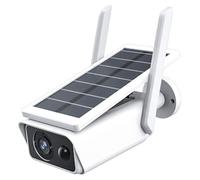 Caméra DRIWEI avec panneau solaire, Wi-Fi, 2MP, infrarouge, lecteur de carte SD et détecteur de mouvement, modèle ABQ-Q1