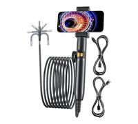 Caméra Endoscope Avec Éclairage Caméra Inspection Avec Vidéo | Caméra Serpent Imperméable Pour Conduit Industriel Système HVA Et Électrique