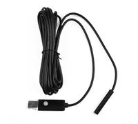 Caméra endoscopique 5 m 7 mm IP67 étanche USB | Étanchéité IP67, 6 LED réglables, câble de 5 m, sonde de 7 mm, nettoyage des tuyaux