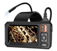 Caméra endoscopique à Module court de 2.7cm, Endoscope vidéo industriel de 8mm avec écran couleur IPS de 4.3 pouces Vue grand angle