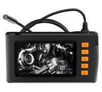 Caméra endoscopique avec éclairage à 6 LED, résolution 1920 x 1080p, endoscope de 5,5 mm, indice de protection IP67, caméra d'inspection étanche pour l'entretien des canalisations et la réparation aut