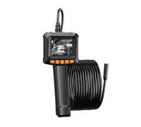 Caméra endoscopique avec lumière, caméra d'inspection à écran LCD de 2,4 pouces, endoscope étanche IP67, HD 1080P Haute résolution, faible erreur(3m)