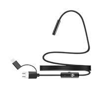 Caméra Endoscopique avec Lumière - Caméra Étanche IP67, Inspection Endoscop | Endoscope Snake - Sonde Étanche Pour La Visualisation Des Canalisations | Fil Métallique Flexible, Éclairage Réglable, Vérifi