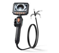 Caméra endoscopique, caméra de tuyaux, caméra d'inspection - Avec éclairage - Tête rotative à double voie - Étanchité IP67 - Écran de 10,9 cm - Câble de 1,5 m - Tête de caméra de 6,2 mm