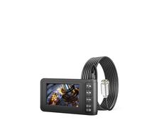 Caméra endoscopique, Caméra d'inspection de borescope numérique 1080P et double avec 43" LCD Écran IP67 d'égout imperméable for pipe à la maison voiture(3m,11.2mm)