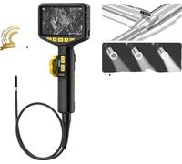 Caméra endoscopique, diamètre 5,5 mm, angle de contrôle 210°, longueur de tuyau 1 m, profondeur de champ 20-100 mm, étanche IP67