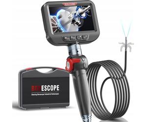 Caméra endoscopique d'inspection Ralcam H406B, 6,2 mm, HD, écran 4,3 pouces, télescopique, 2024