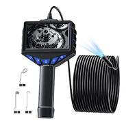 Caméra endoscopique étanche avec lumière, lentille endoscope articulée flexible, outil d'inspection haute résolution, design de caméra LED réglable, entretien professionnel du moteur de vidange