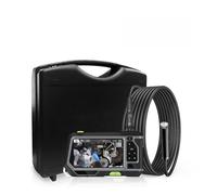 Caméra endoscopique, NTS500 5. mm double et trois Endoscope objectif industriel 2 0MP Caméra d'inspection pouces 128 0P LCD HD imperméable à l'eau avec 6 LED(1m,5.5mm Single lens)