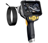 Caméra endoscopique professionnelle avec éclairage LED, écran couleur de 4,3 pouces et objectif étanche (IP67).
