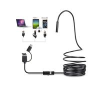 Caméra endoscopique professionnelle, endoscope à large compatibilité avec câble semi-rigide, lampes LED 6 haute vision pour appareils Android OTG