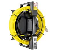 Caméra endoscopique sans fil SucceBuy avec câble de 30 m, 12 LED et éclairage à 3 niveaux, caméra tubulaire étanche IP68 avec batterie de 4500 mAh et repères de mesure, objectif HD 1080p à 120° pour l