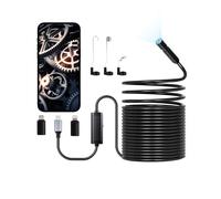 Caméra Endoscopique-VEVOR-avec Câble Semi-rigide 15 m-Endoscope HD 1920p pour Android et iOS-avec 8 Lumières LED