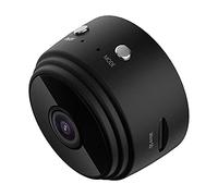 Camera Espion, 1080P HD Mini Camera Surveillance WiFi Interieur Longue Durée de Vie de La Batterie Caméra de Surveillance sans Fil Spy Cam Vision Nocturne Détection de Mouvement Micro Camera (Noir)