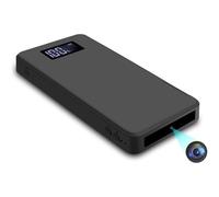 caméra espion HD 1080P avec batterie intégré 10000mAh noir