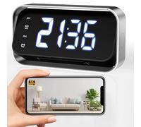 Caméra Espion sans Fil Horloge 4K WiFi Cachée Cam - Surveillance à Distance | Vision Nocturne, Détection de Mouvement, 2.4G/5G, stockage local, Mini Caméra de Sécurité Intérieure pour Maison, Bureau