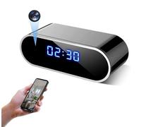 Caméra Espion WiFi Mini DV - 4K HD 1080P Réveil Enregistreur Vidéo sans Fil Vision Nocturne Capteur de Détection de Mouvement Sécurité à Domicile DVR Moniteur pour Animaux de Compagnie Nounou