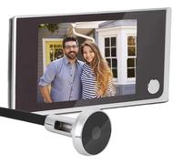 Caméra espionnée intégrée dans une poignée de porte, fabriquée en alliage de zinc, résolution HD 720P, angle de vision grand angle de 120°, fonctionne sur batterie, écran LCD