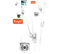 CAMERA EXTERIEURE DOME MOTORISEE WIFI FULL HD IP65 RJ45 Lecteur carte SD auto-tracking