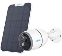Caméra Extérieure REOLINK G330, Panneau Solaire, 4MP, Audio Bidirectionnel, Détection Personne/Véhicule/Animal, Blanc