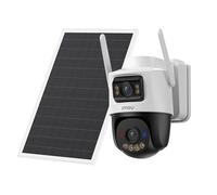 Caméra extérieure sans fil avec panneau solaire, caméra 4G avec carte SIM, AOV enregistrement 24/7, 360°, détection humaine/véhicules, IP66, mode privé, micro SD - IPC-SA70F-10M1T2