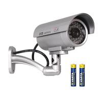 Caméra factice Fancy IR9000 Caméra vidéo IR LED Couleur Argent - avec piles
