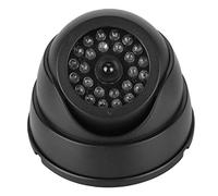 Caméra factice, Fausse caméra factice étanche à la poussière, étanche avec 30 LED IR LED LED Clignotante Rouge Durable pour la Maison extérieure