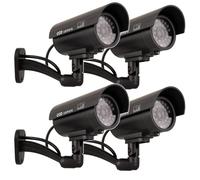 Caméra factice IR9000 B IR LED black flashing light, 4 pièces
