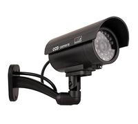Maclean Caméra factice IR9000 IR LED B – Imitation réaliste, étanche, LED rouge clignotante