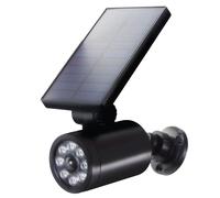 Maclean Caméra factice SOL1801S solaire – LED clignotante, détecteur de mouvement