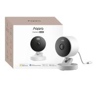 Caméra Int./Ext. G100 2K Homekit, WiFi 2.4GHz, Vision Nocturne Couleur, Projecteur, Détection IA, WiFi 6, IP65