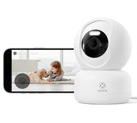 Caméra intérieure 2K, Wi-Fi 360°, vision nocturne, suivi automatique, audio bidirectionnel