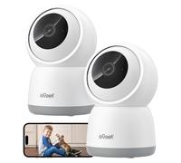 Caméra intérieure Wi-Fi - 2K - 360 degrés - Vision nocturne - Suivi automatique - 2,4/5 GHz