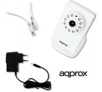Caméra IP APPIP03P2P VGA IR P2P micro SD Wifi Blanc