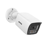 Caméra IP bullet ANNKE C1200 12 MP avec alimentation PoE, microphone, reconnaissance IA des personnes et des véhicules, vision nocturne couleur Smart Dual-Light, emplacement pour carte SD jusqu'à 512