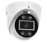 Caméra IP dôme Foscam pour extérieur, compatible PoE, résolution 5 MP, avec projecteurs et éclairage T5