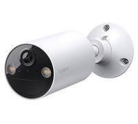 Caméra IP extérieure avec batterie TP-LINK, IP66, portée IR 15 m, type de lentille fixe 3,15 mm, résolution 3 Mpx 2K, RJ-45 + sans fil, microphone, boîtier en plastique, inclut 2 unités