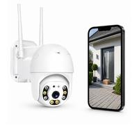 Caméra IP extérieure WiFi rotative 1080p IP66 avec vision nocturne
