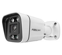 Caméra IP Foscam 8 MP PoE pour extérieur, avec projecteurs et sirène, modèle V8EP, couleur blanche